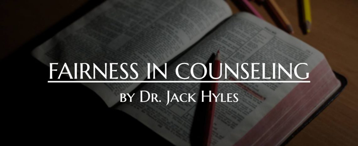FAIRNESS IN COUNSELING