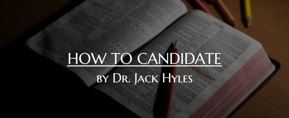 HOW TO CANDIDATE