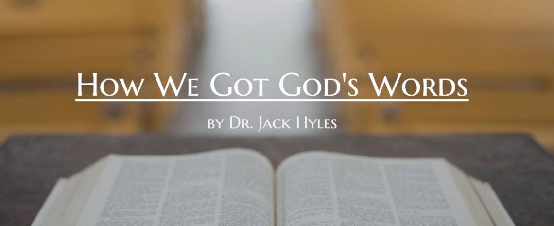 How We Got God's Words