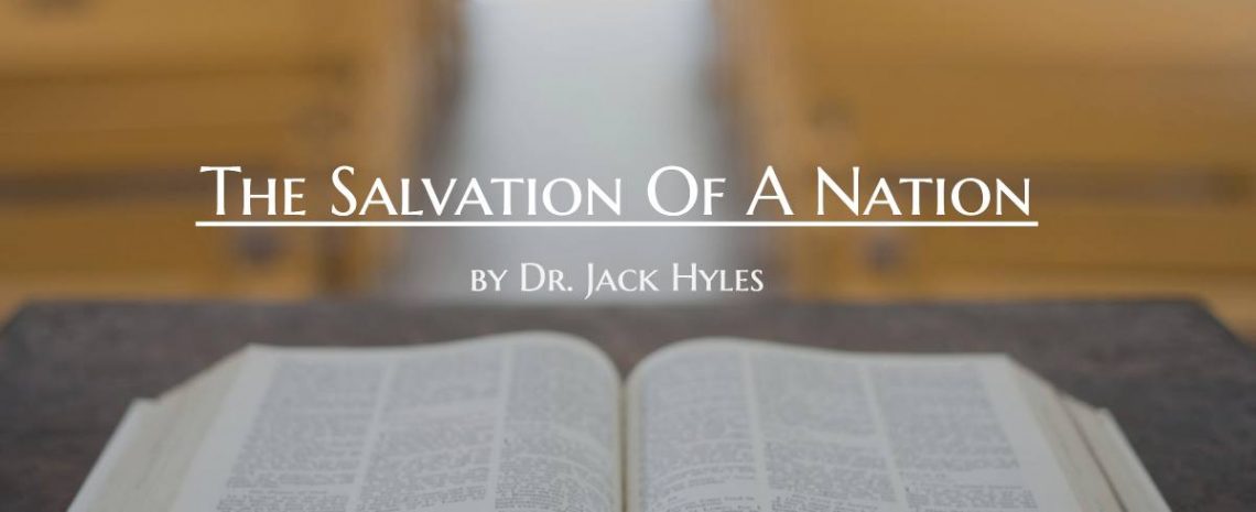 The Salvation Of A Nation